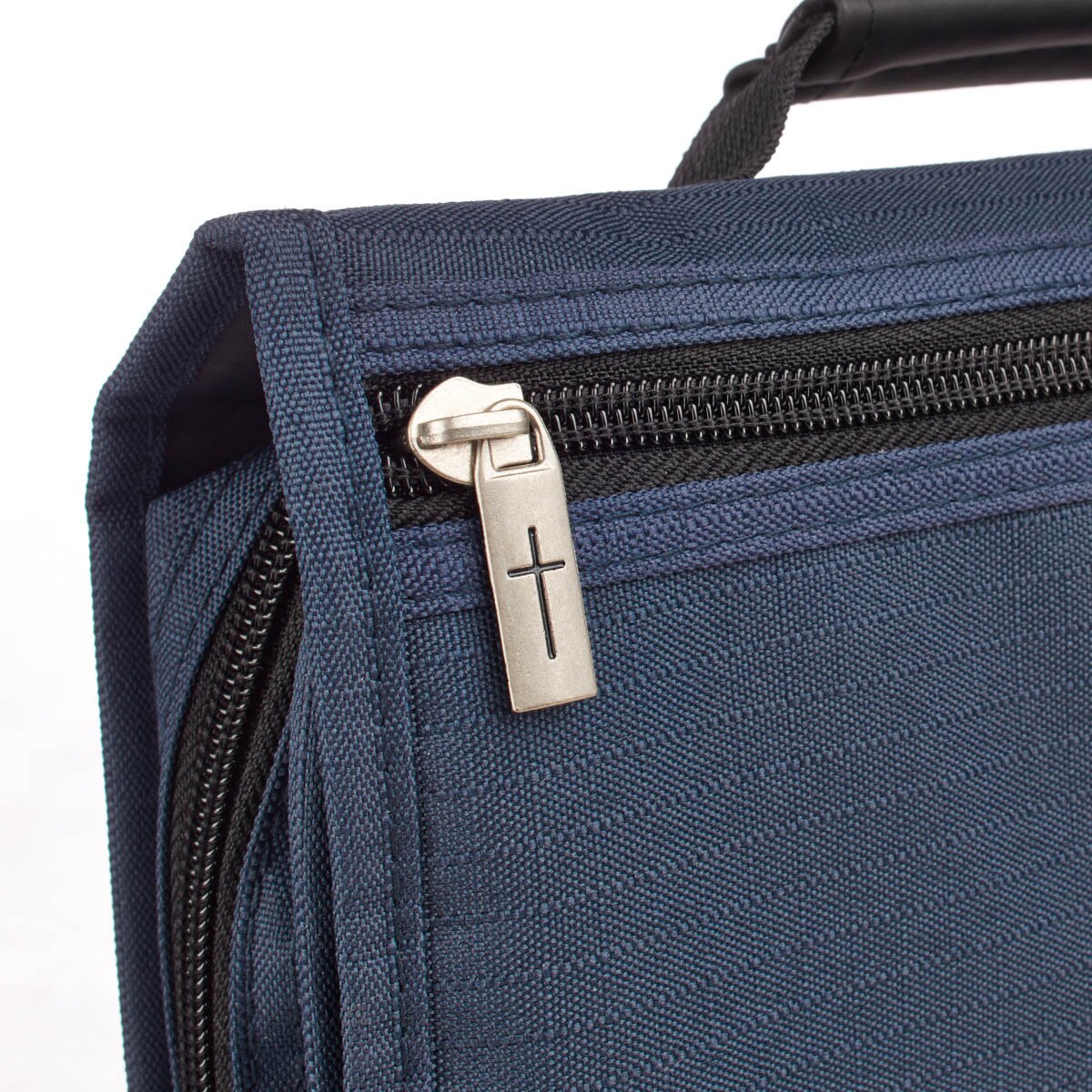 Bible Cover Polyester Tri fold Organizer In Navy bible-cover-polyester-tri-fold-organizer-in-navy