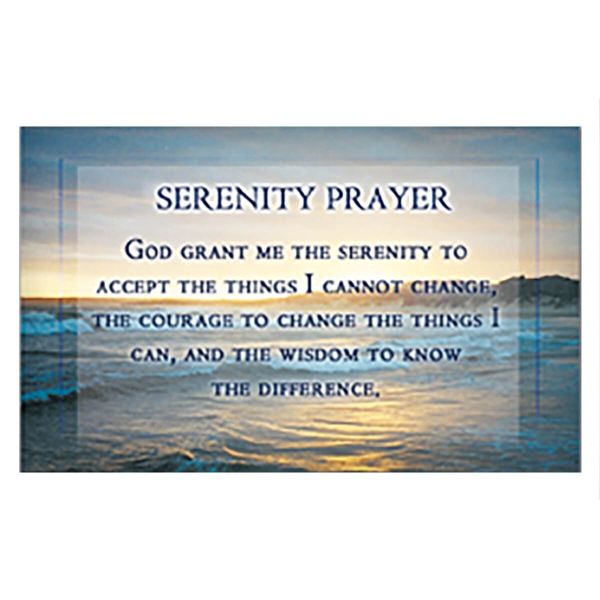 Serenity Prayer PassAround Cards