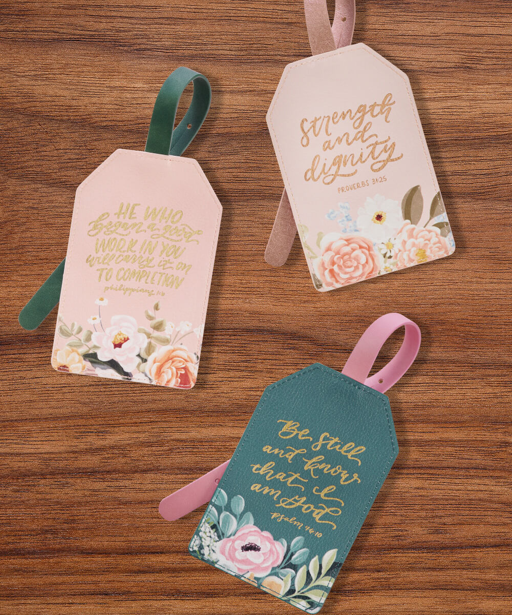 Faux Leather Luggage Tags
