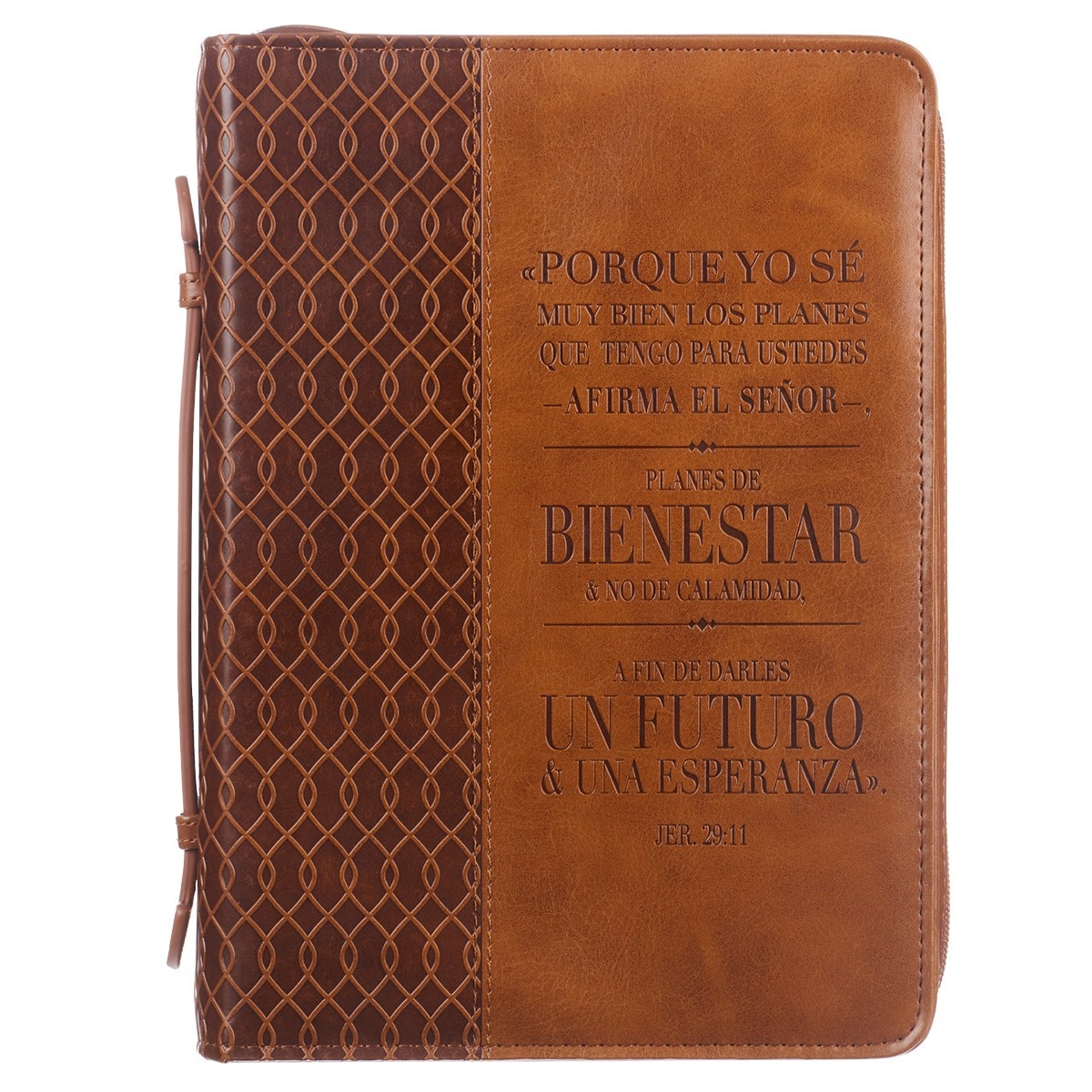 Funda para Diurnal o Salterio de Cuero Grabado de la Cruz TAU