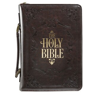 Bible Cover Classic Brown The Holy Bible