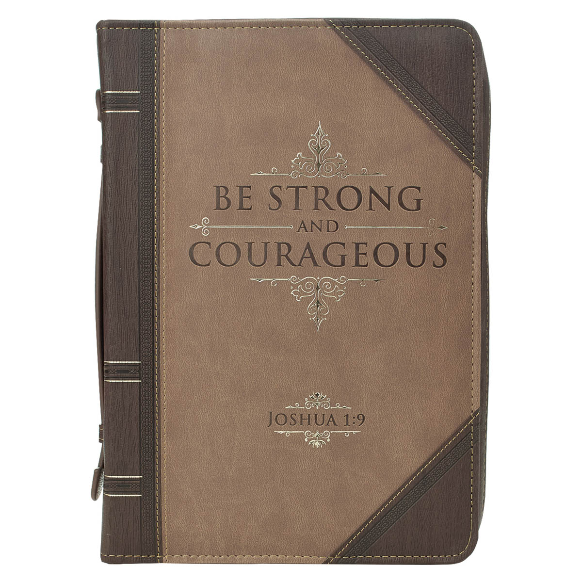 Man of God Honey-brown and Espresso Executive Padfolio - 1
