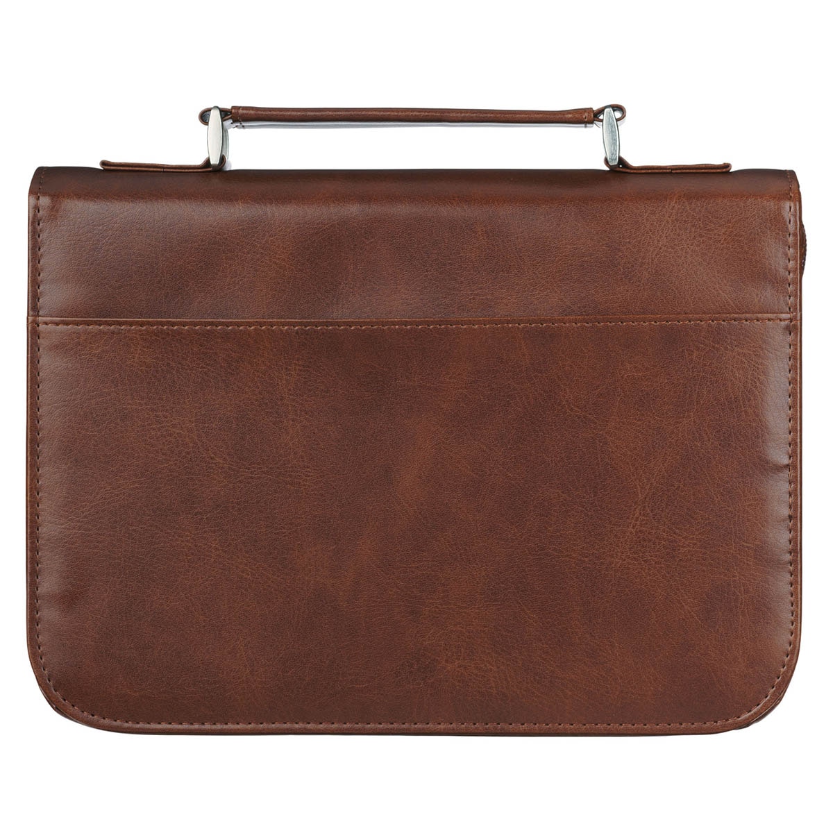 My Strength Lion Honey-brown Faux Leather Bible Cover Ex 15:2