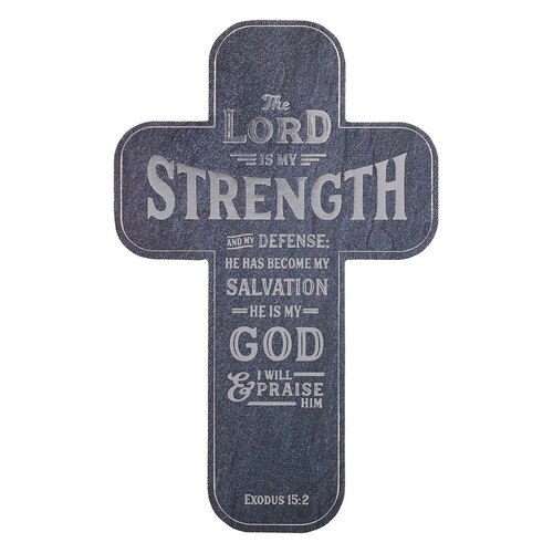 The Lord is My Strength Cross Bookmark Set - Exodus 15:2