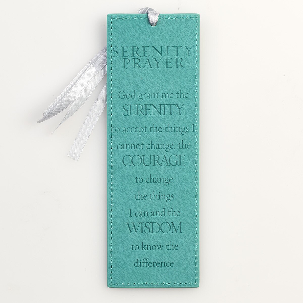 Serenity Prayer in Turquoise Bookmark
