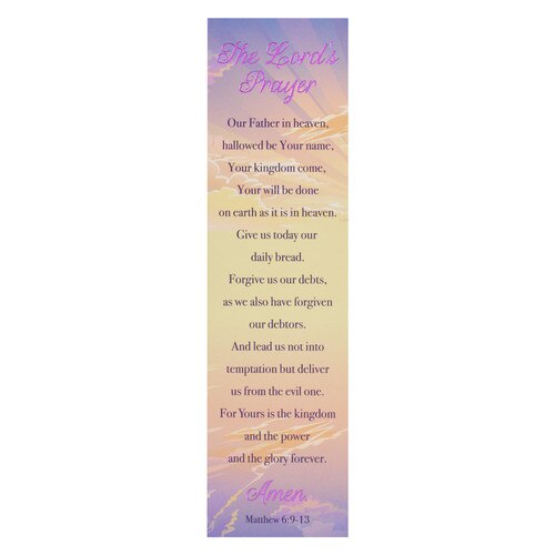 The Lords Prayer Sunday School/Teacher Bookmark Set - Matthew 6:9-13