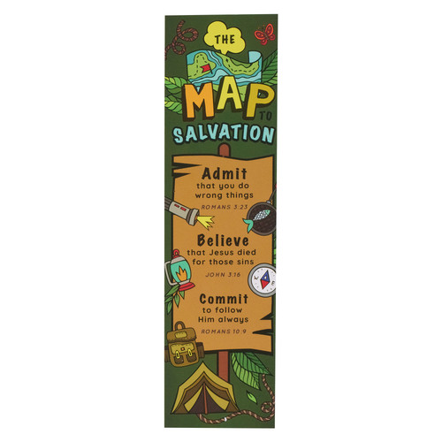 The Map to Salvation Sunday School/Teacher Bookmark Set