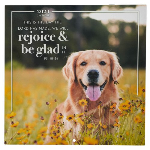2024 Rejoice and Be Glad Wall Calendar - Psalm 118:24