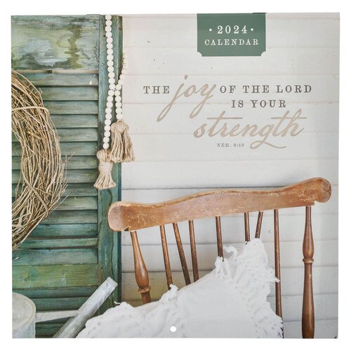 2024 The Joy of the LORD Wall Calendar - Nehemiah 8:10