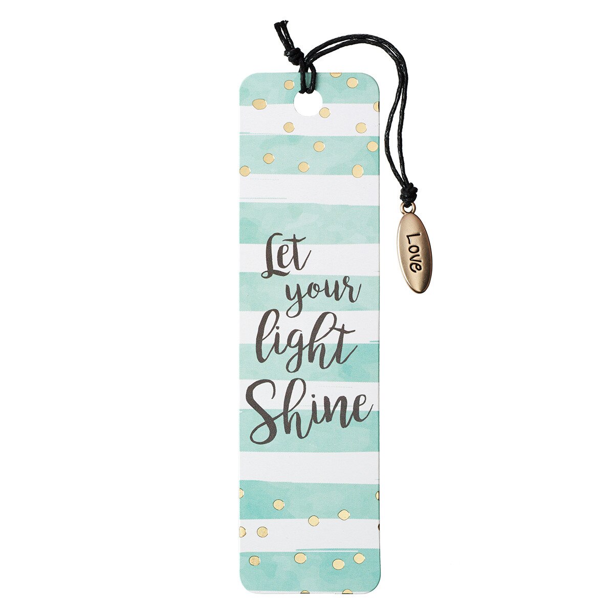 Let Your Light Shine Bookmark with Charm
