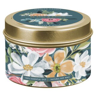 Be Still and Know Vetiver and Moss Candle in a Tin - Psalm 46:10
