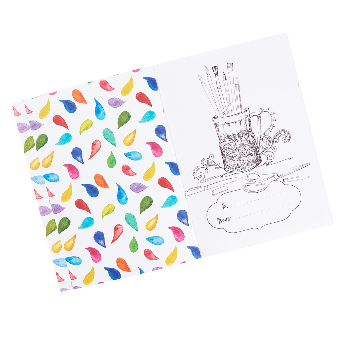 My Life In Color Inspirational Coloring Journal