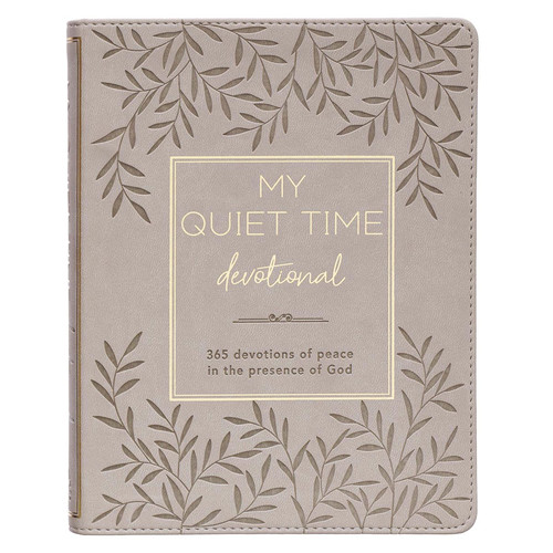 My Quiet Time Devotional Cappuccino Faux Leather Edition