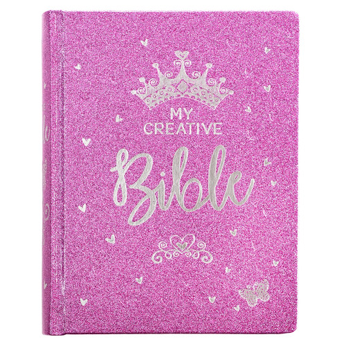 Purple Glitter My Creative Bible for Girls - an ESV Journaling Bible