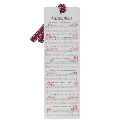 Amazing Grace Sheet Music Premium Cardstock Bookmark