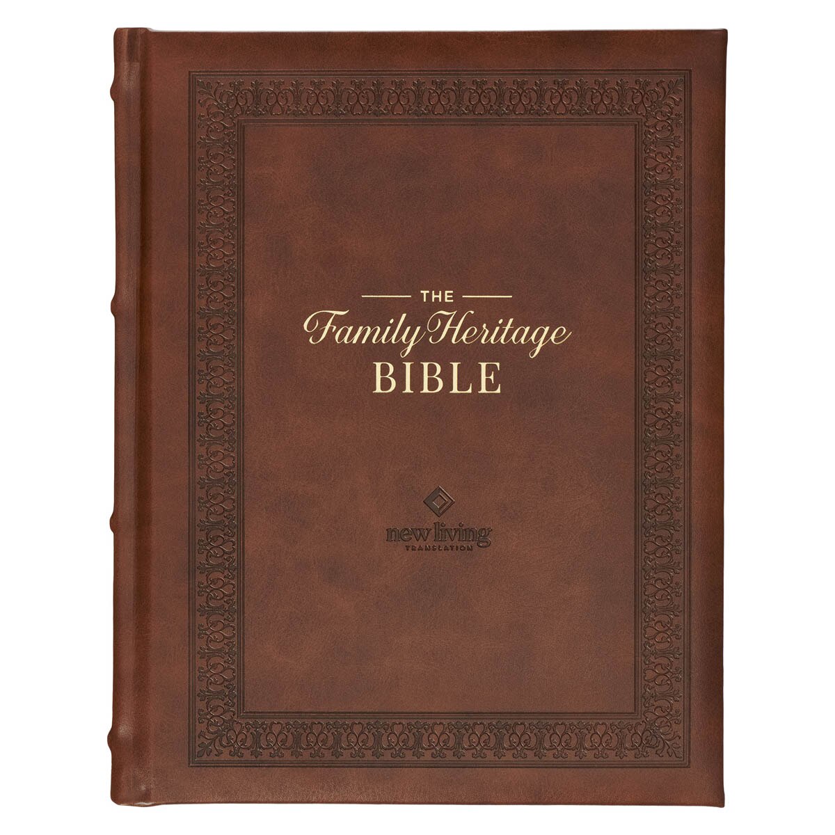Black Faux Leather Hardcover Family Heritage Bible