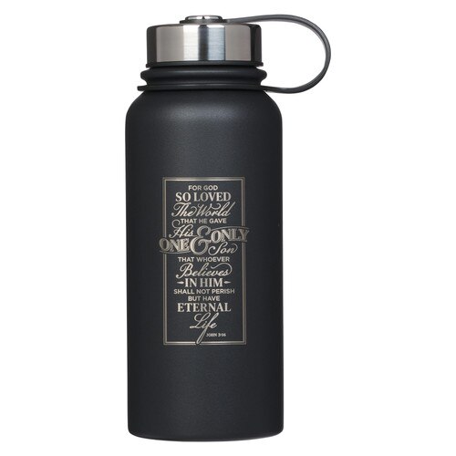 Stainless Steel Water Bottle Shop for cigars/ SLC anniversary 19 /