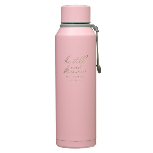 Red Preppy Flowers Personalized Kids Thermos