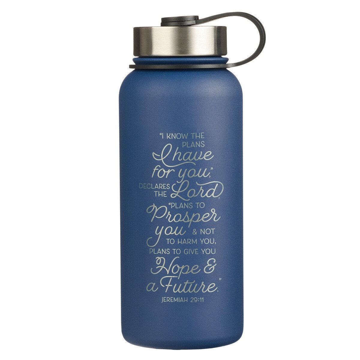 The World's Best Dad Stainless Steel Water Bottle - Joshua 1:9