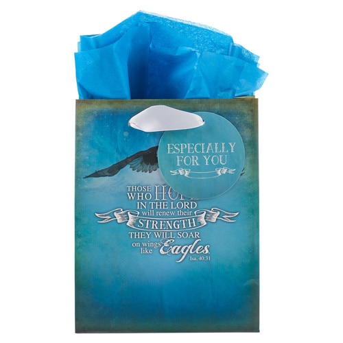 On Wings Like Eagles - Is 40:31 Small Gift Bag