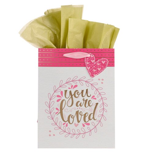 You Are Loved - 1 John 4:19 Medium Gift Bag