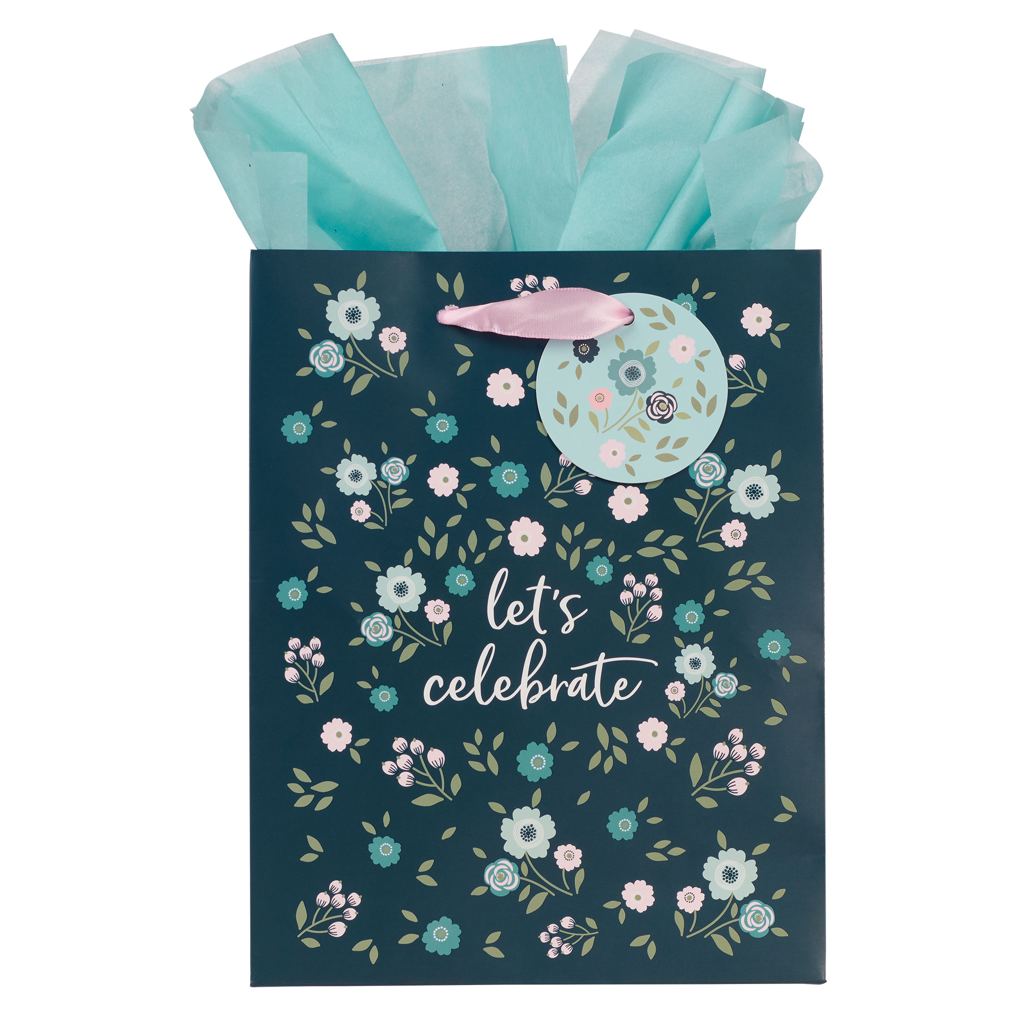 Chosen Loved Beautiful Pink Medium Gift Bag - 1 Peter 2:9