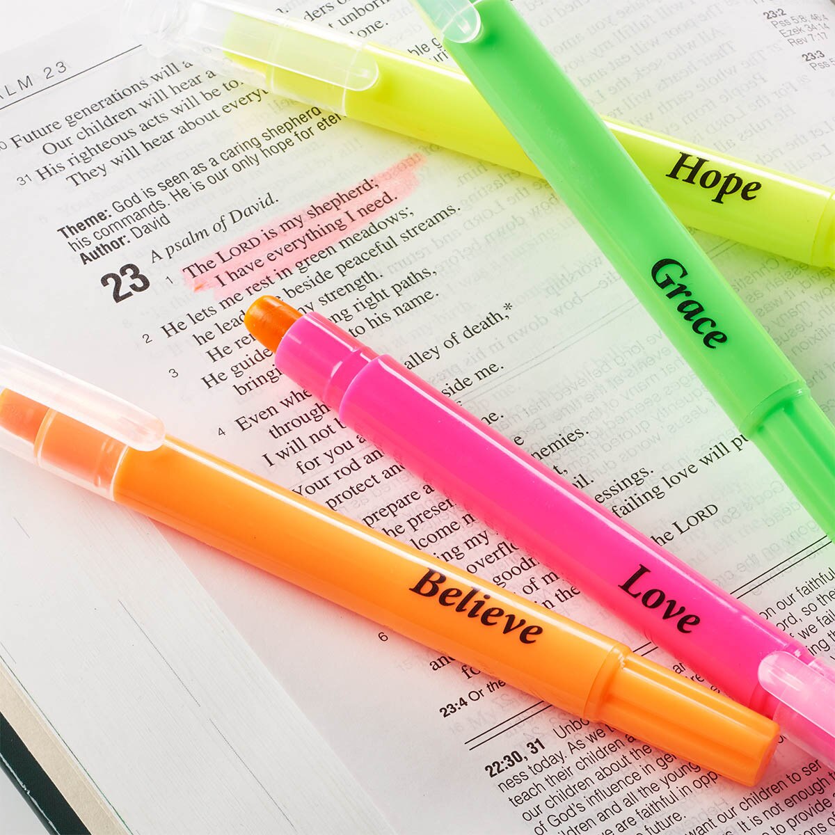 Bible Highlighters Gel Set of 4 Colors