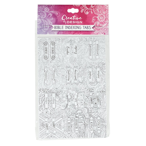 Peel and Stick Coloring Bible Index Tabs