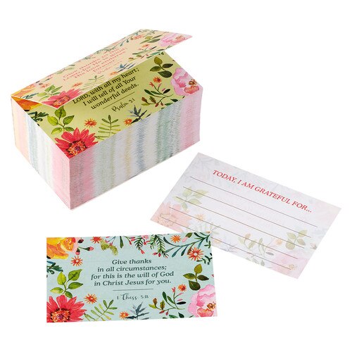 Today Im Grateful For Orange Daisy Gratitude Jar Refill Card Pack