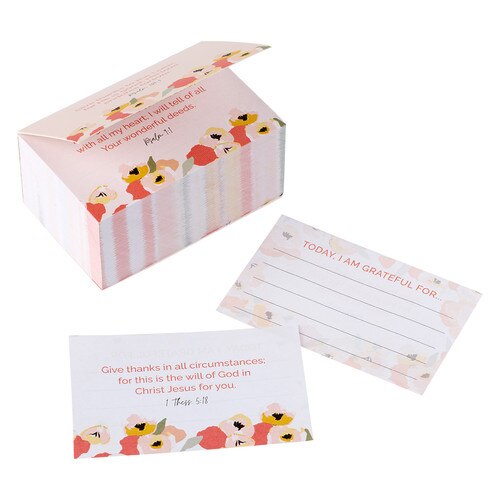 Today Im Grateful For Orange Poppy Gratitude Jar Refill Card Pack