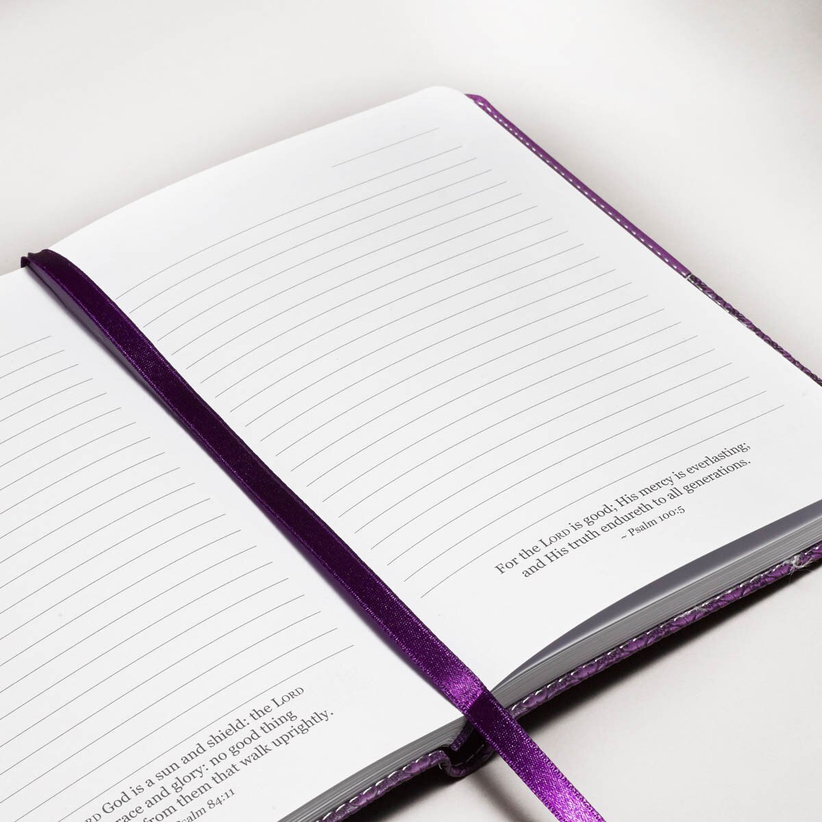Classic LuxLeather Journal in Purple