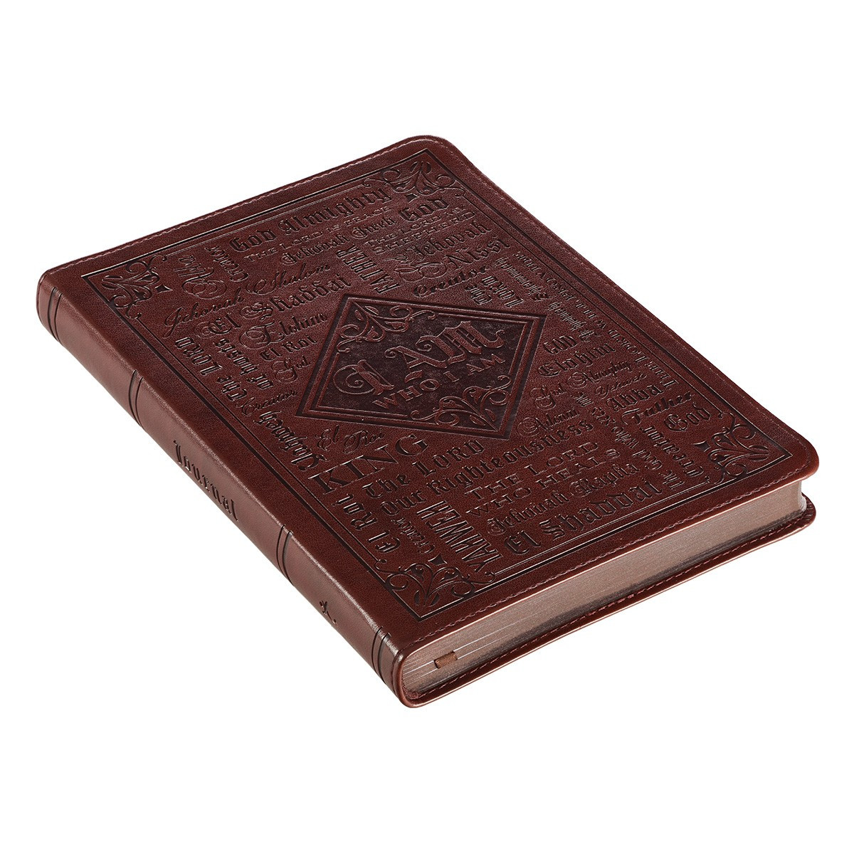Names of God Chestnut Brown Faux Leather Classic Journal