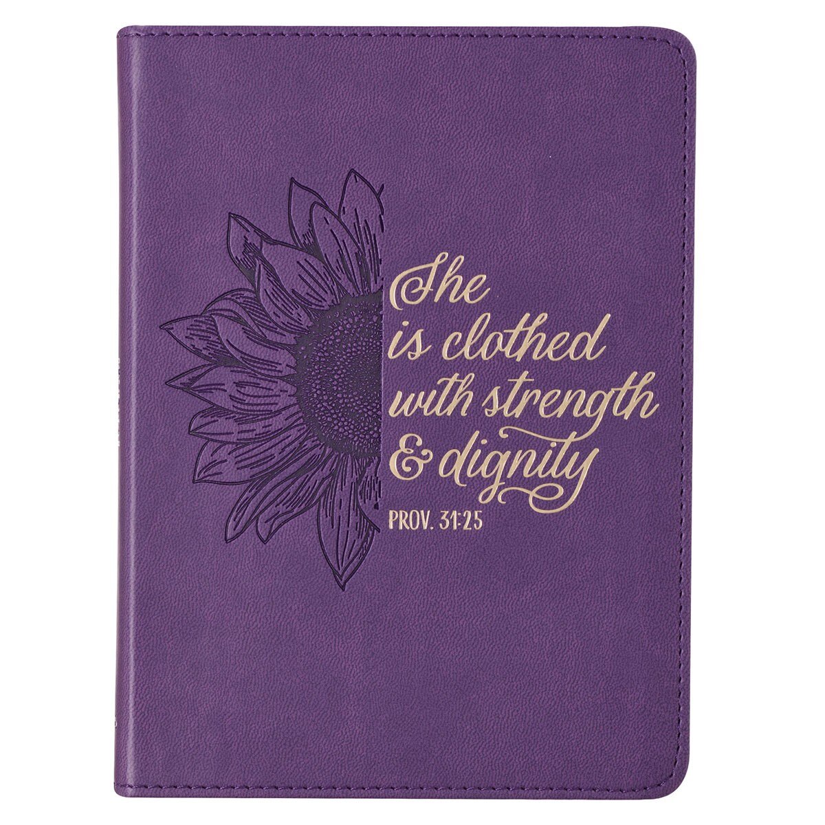 I Can Do All This Purple Handy-sized Faux Leather Journal
