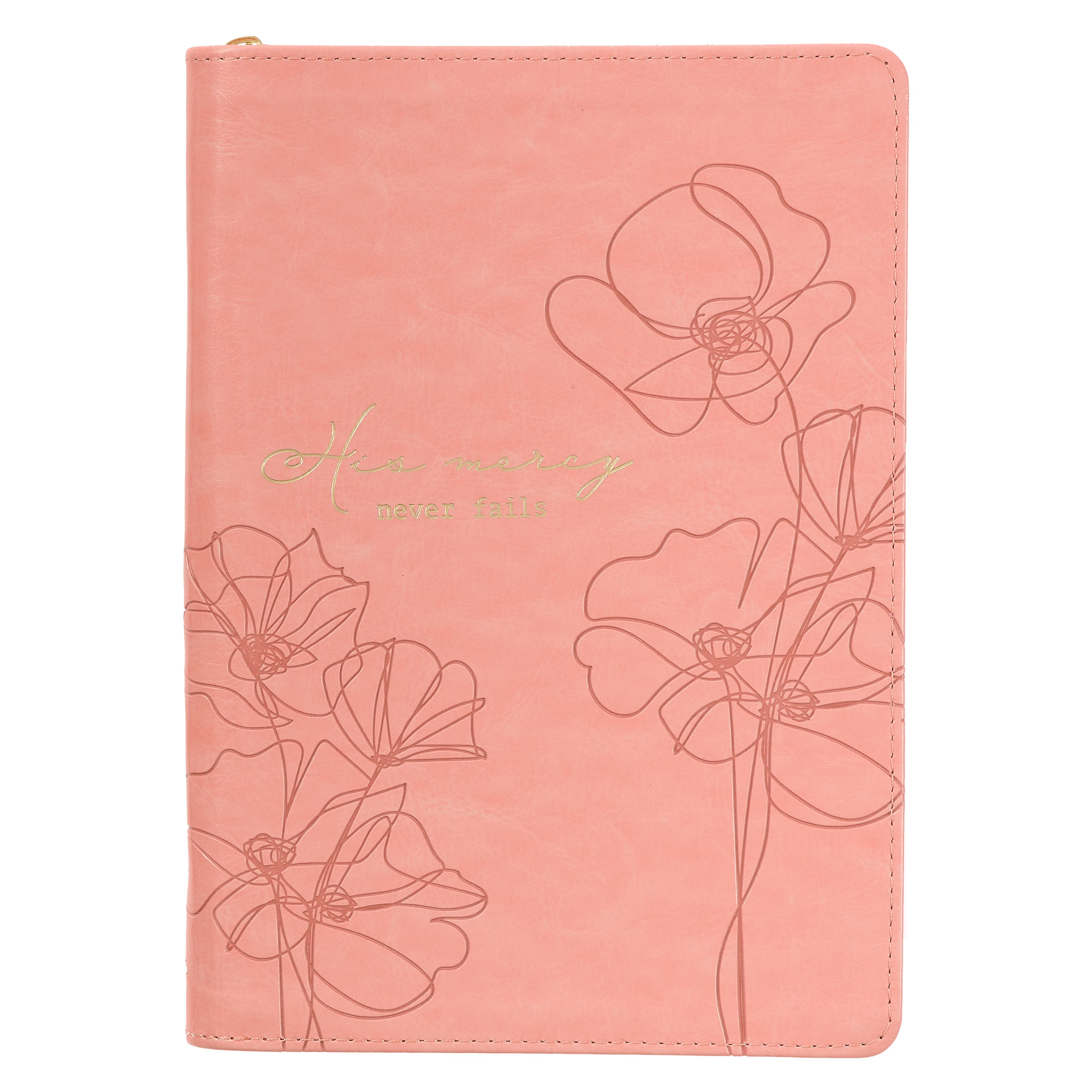 Hope and Future Midnight Botanical Journal Zipper Jer 29:11