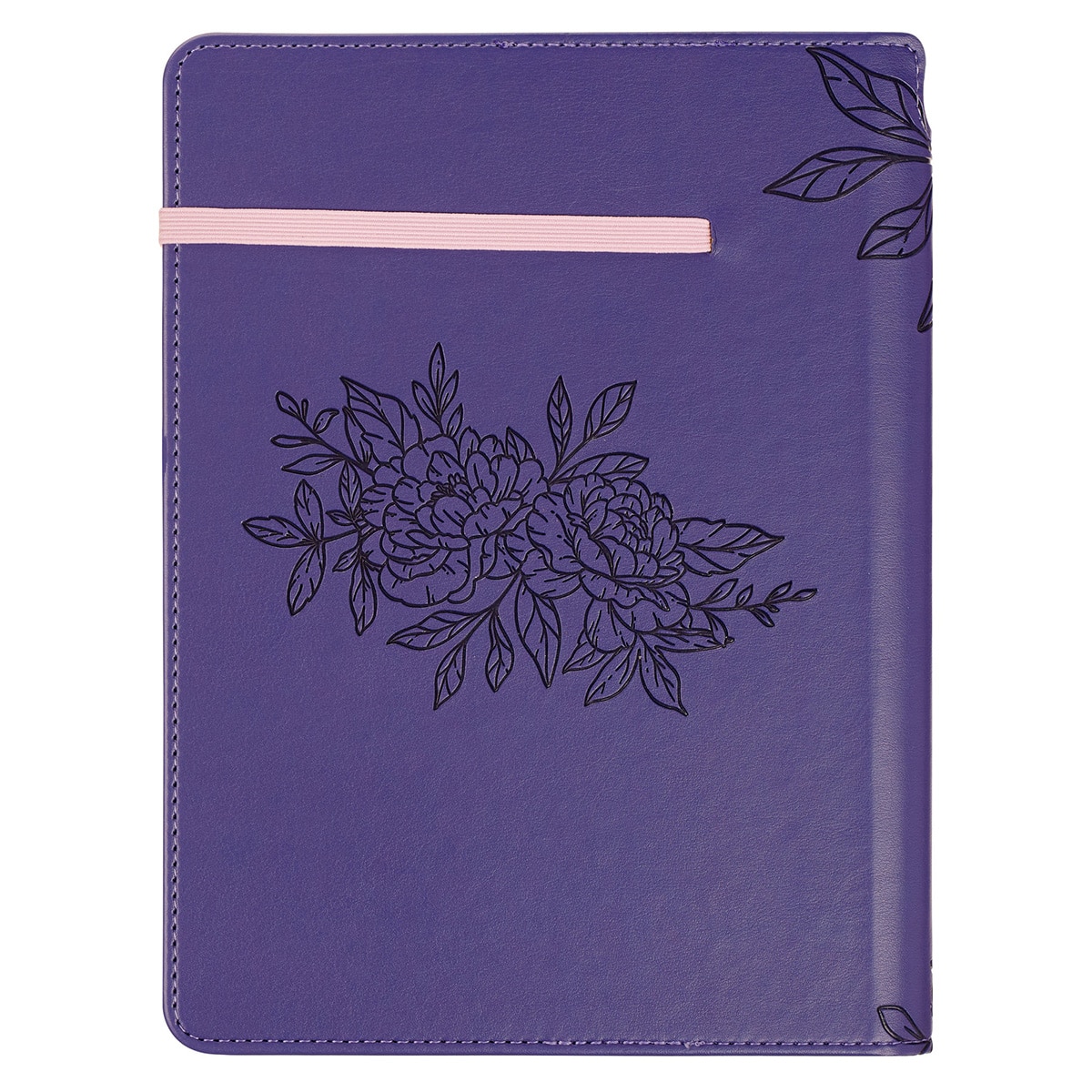 Noble Things Purple Journal with Pen Holder - Proverbs 31:29