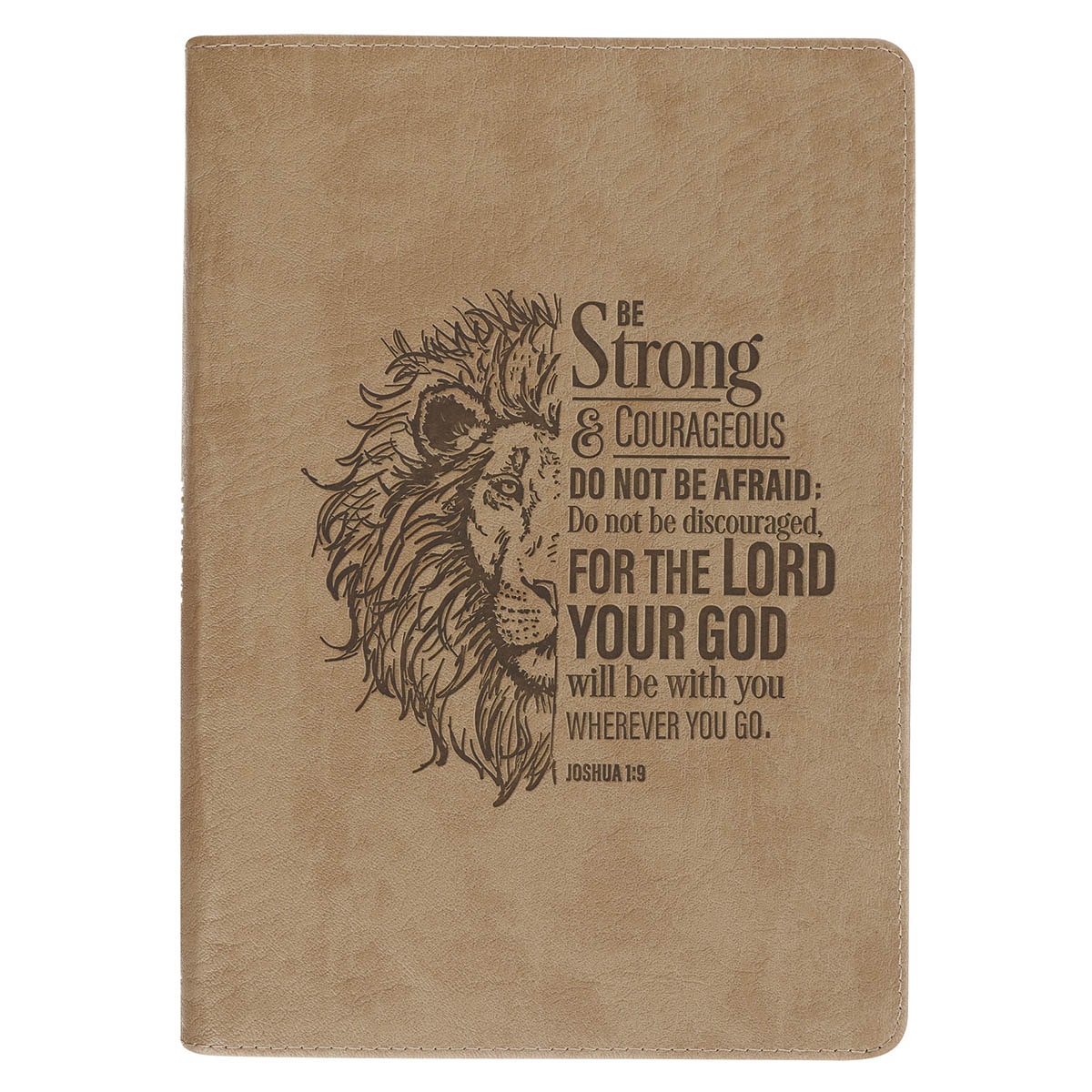 Young But Strong / In Like A Lion 12” Lion of Judah, Joshua 1:9 Be Strong and Courage Wall Art Canvas