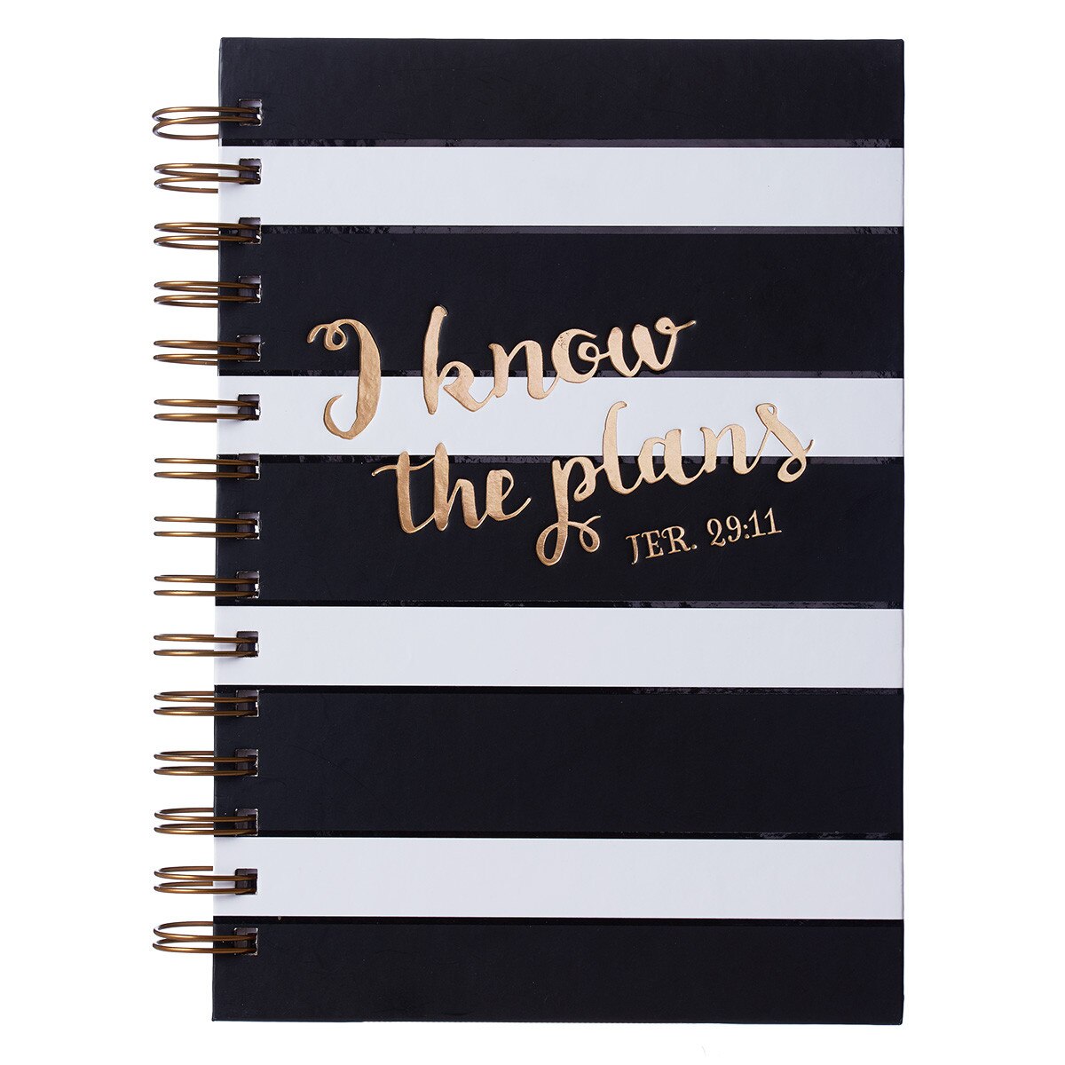 Black & White (Jer 2911) Hardcover Wirebound Journal