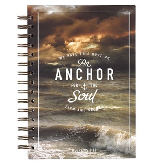Anchor For The Soul Large Spiral Journal - Hebrews 6:19