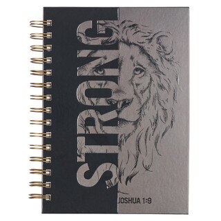 Strong Large Spiral Journal - Joshua 1:9