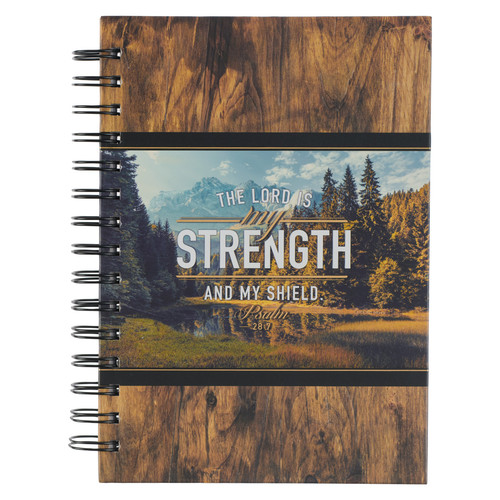 The LORD is My Strength Wirebound Journal - Psalm 28:7