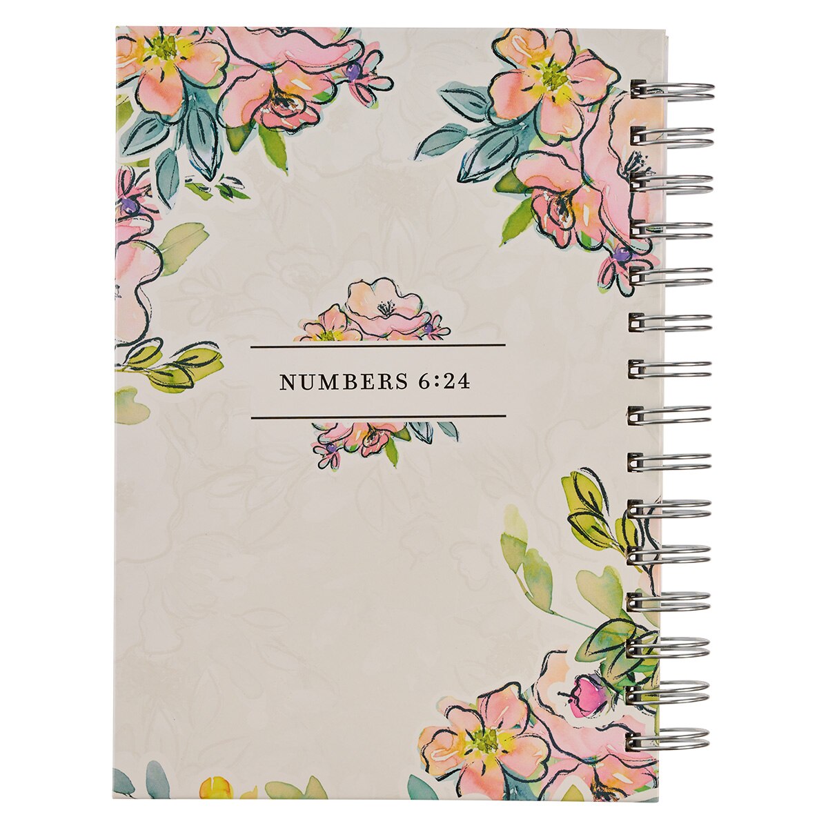 May His Face Shine Upon You Large Wirebound Journal