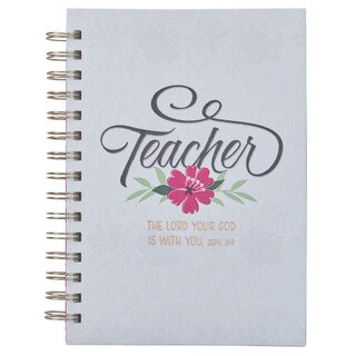 The Lord is with You Large Spiral Journal - Zephaniah 3:17