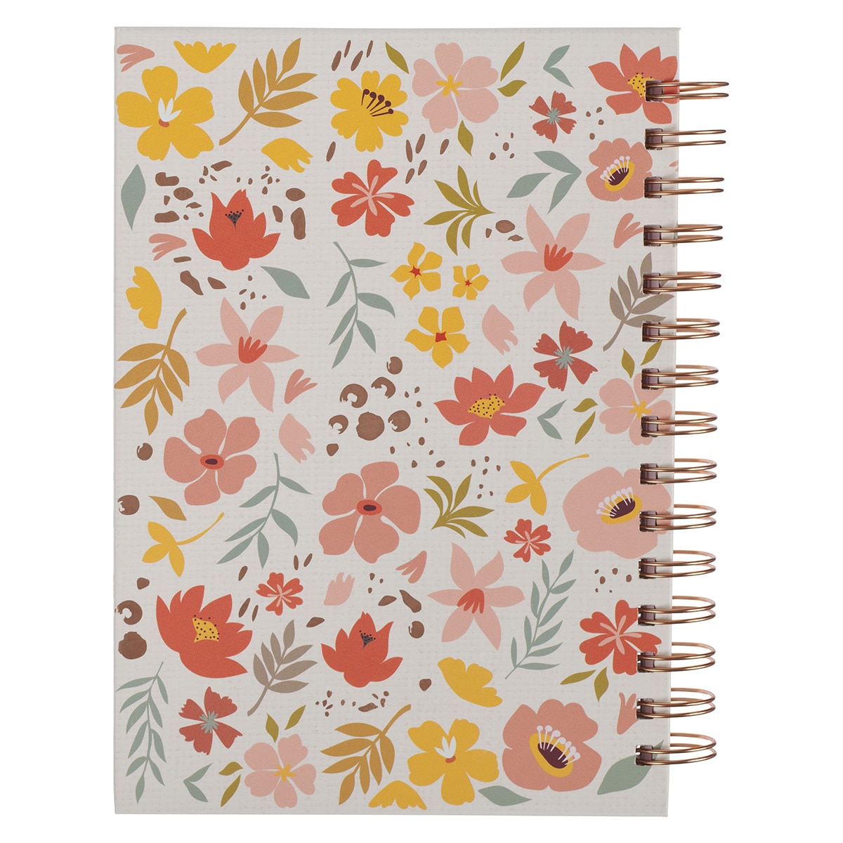 World's Greatest Mom Whimsical Floral Spiral-Journal