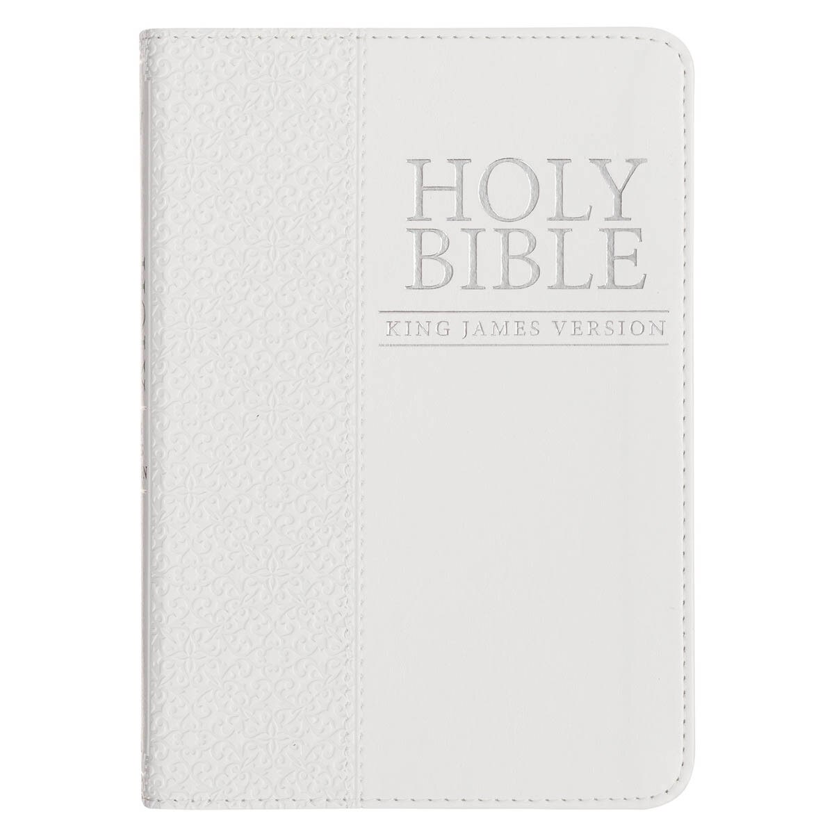 White KJV Bible Compact