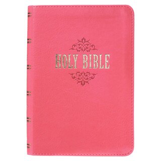 KJV Bible Compact LP Faux Leather, Pink