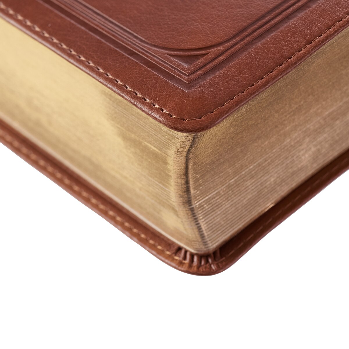 KJV Super Giant Print Bible, Faux Leather Red Letter w/Ribbon Marker, Saddle Tan - Bild 6 von 10
