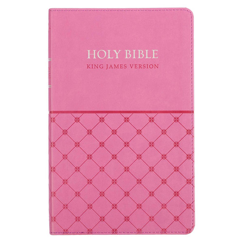 Pink Faux Leather King James Version Gift Edition Bible