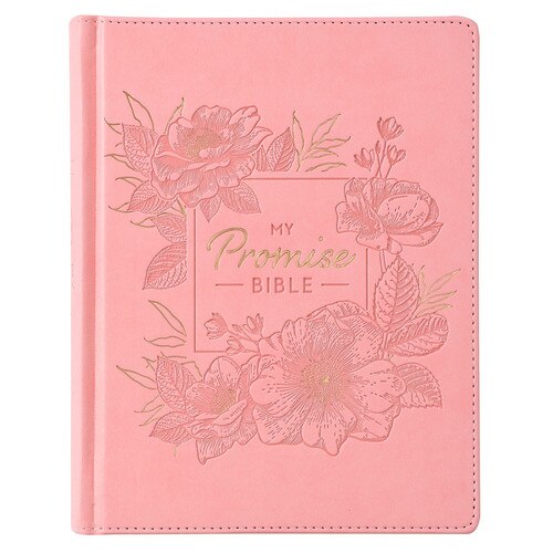 Pink Hardcover Faux Leather KJV My Promise Bible