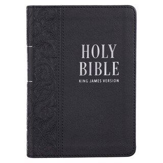 KJV Bible Compact LP Faux Leather, Black