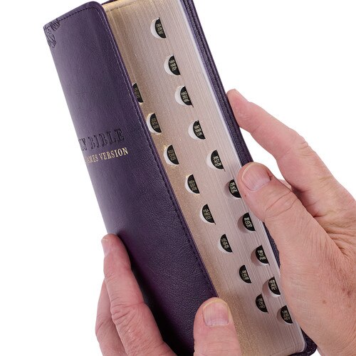 KJV Bible Black Floral